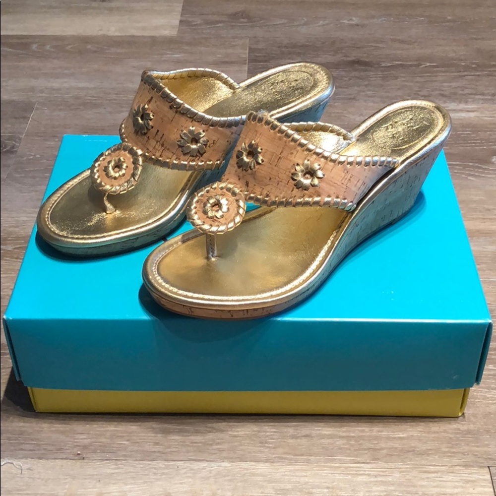 Jack Rogers Marabella Cork Wedge Sandals